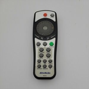 AVerMedia RM-KG OEM Original Replacement Remote Control Black Wireless RMKG